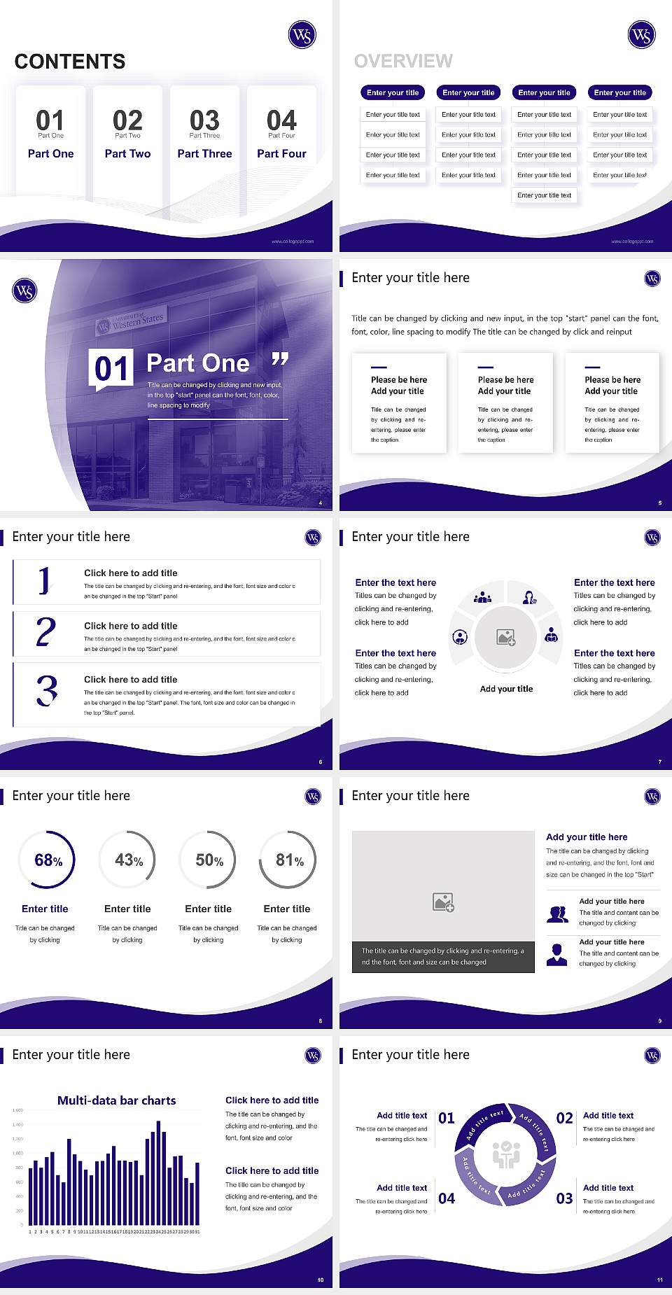 University of Western States Lecture Sharing and Networking Event PPT Template4:3 ratio PPT effect preview image2