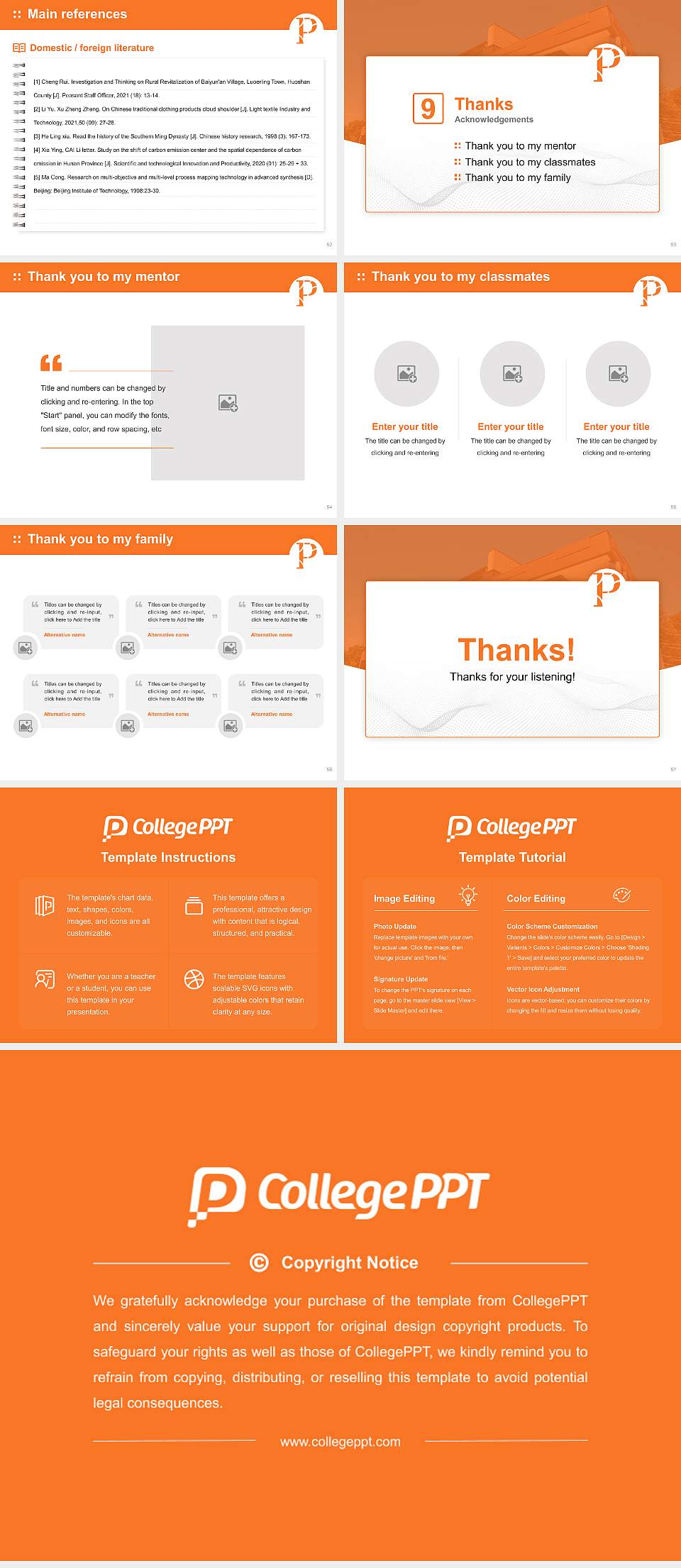 University of Wisconsin-Platteville Graduation Thesis Defense PPT Template4:3 ratio PPT effect preview image7