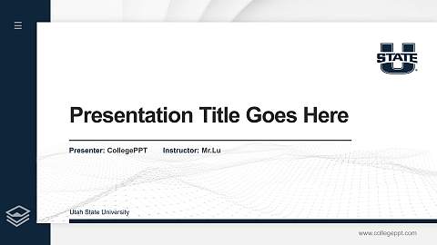 Utah State University Thesis Proposal/Graduation Defense PPT Template