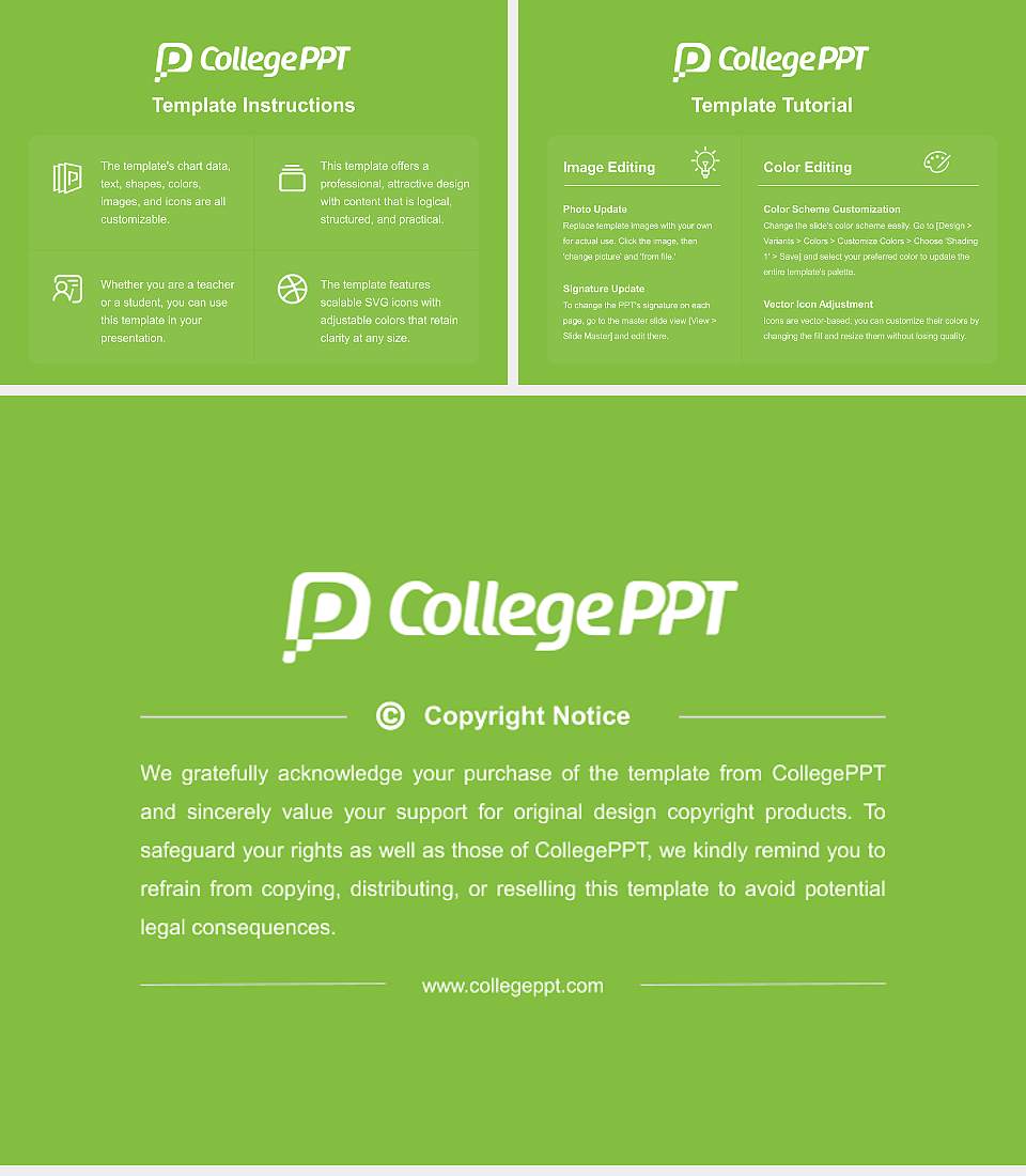 Visible Music College Academic Presentation/Research Findings Report PPT Template4:3 ratio PPT effect preview image5
