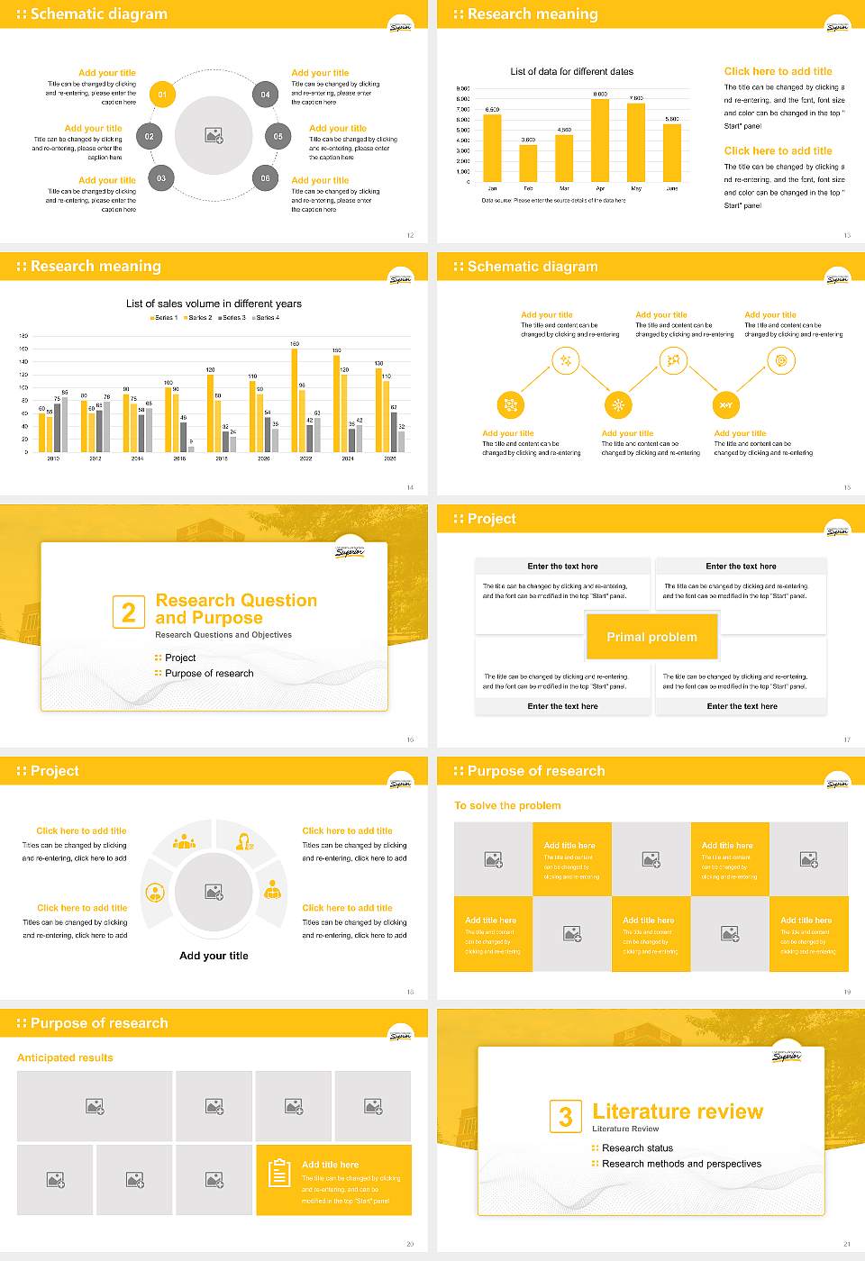 University of Wisconsin-Superior Graduation Thesis Defense PPT Template16:9 ratio PPT effect preview image3