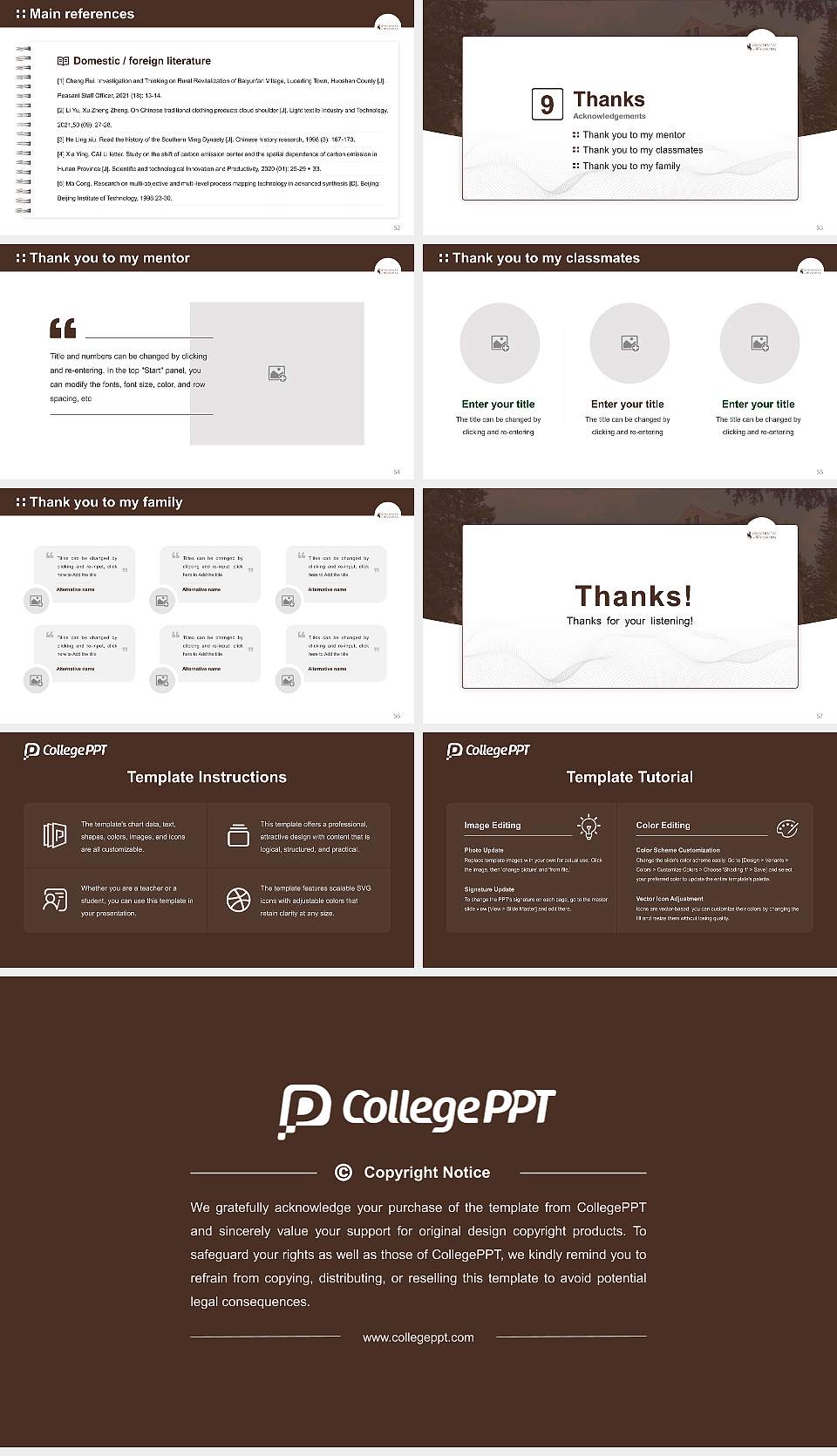 University of Wyoming Graduation Thesis Defense PPT Template16:9 ratio PPT effect preview image7