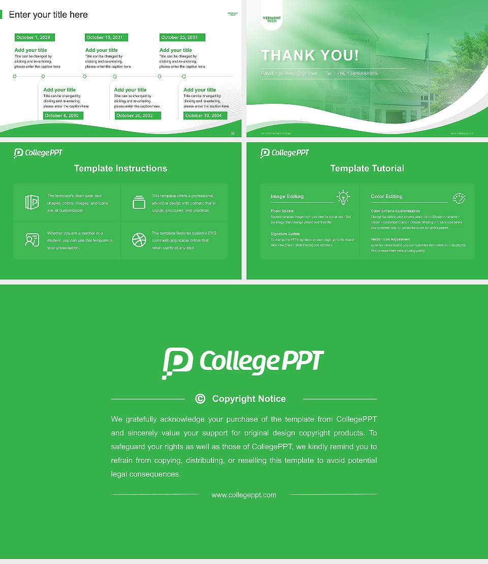 Vermont Technical College Lecture Sharing and Networking Event PPT Template16:9 ratio PPT effect preview image4