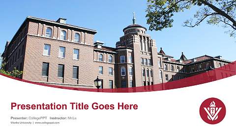 Viterbo University Course/Courseware Creation PPT Template