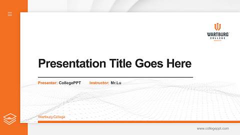 Wartburg College Thesis Proposal/Graduation Defense PPT Template