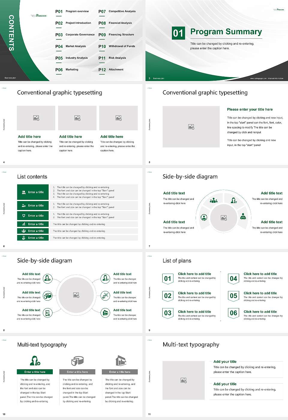 University of Wisconsin-Parkside Flex Competition/Entrepreneurship Contest PPT Template16:9 ratio PPT effect preview image2