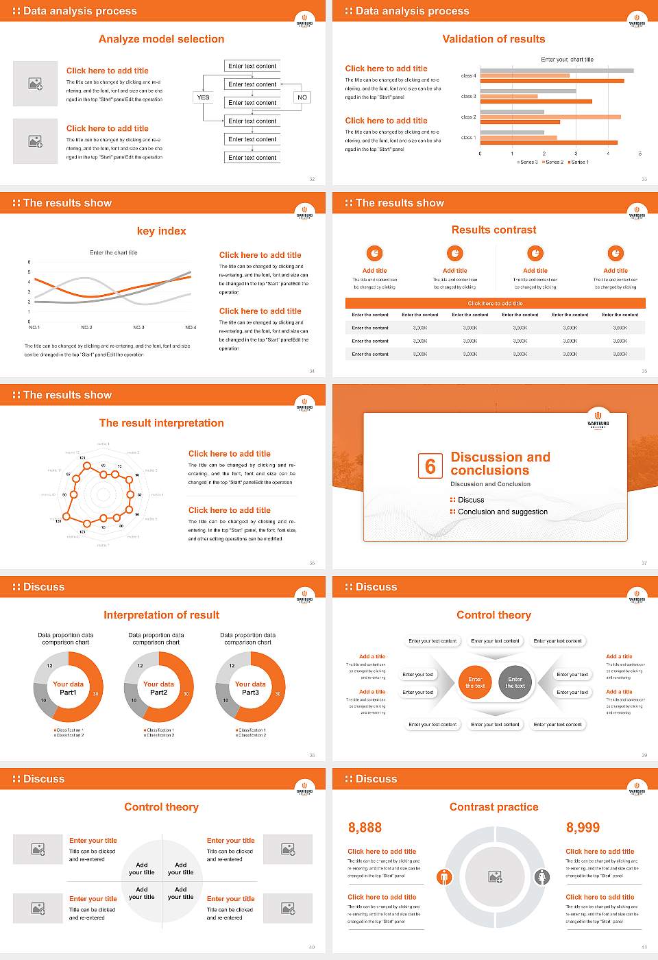 Wartburg College Graduation Thesis Defense PPT Template16:9 ratio PPT effect preview image5