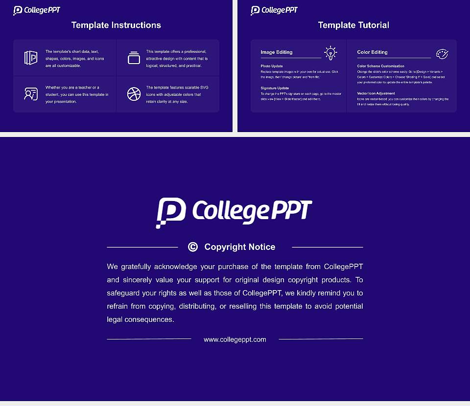 University of Western States Academic Presentation/Research Findings Report PPT Template16:9 ratio PPT effect preview image5