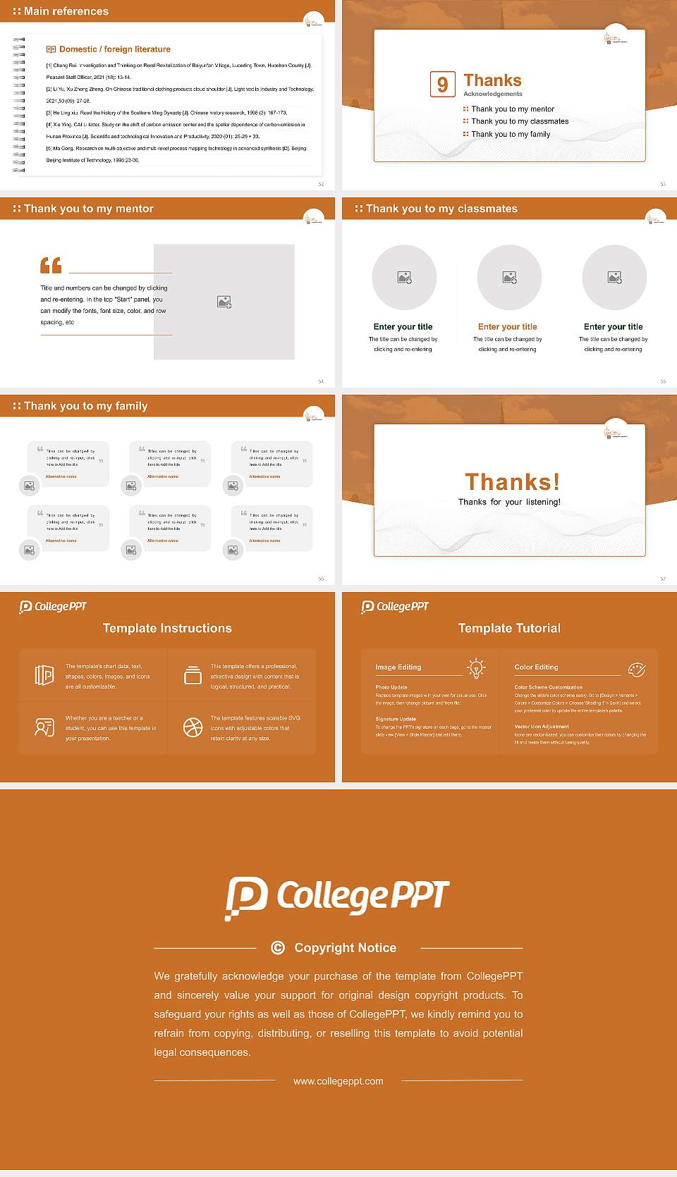 Wartburg Theological Seminary Graduation Thesis Defense PPT Template16:9 ratio PPT effect preview image7