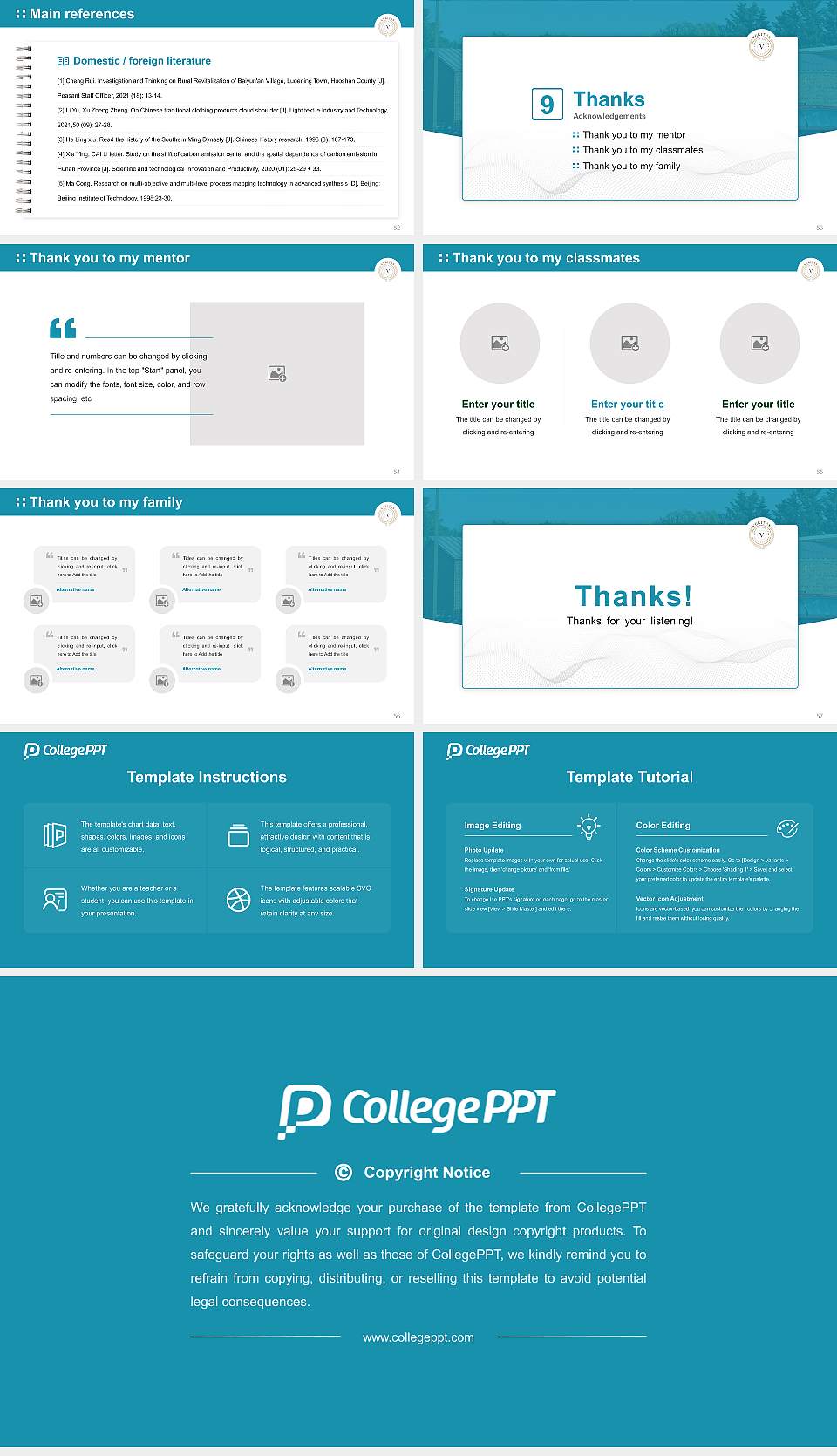 Veritas Baptist College Graduation Thesis Defense PPT Template16:9 ratio PPT effect preview image7