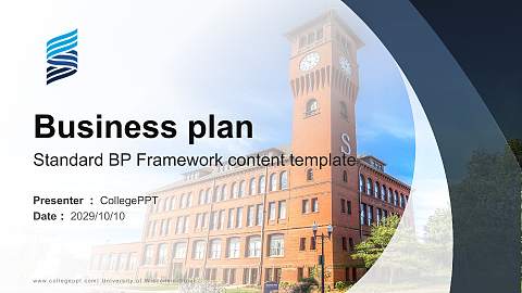 University of Wisconsin-Stout Competition/Entrepreneurship Contest PPT Template