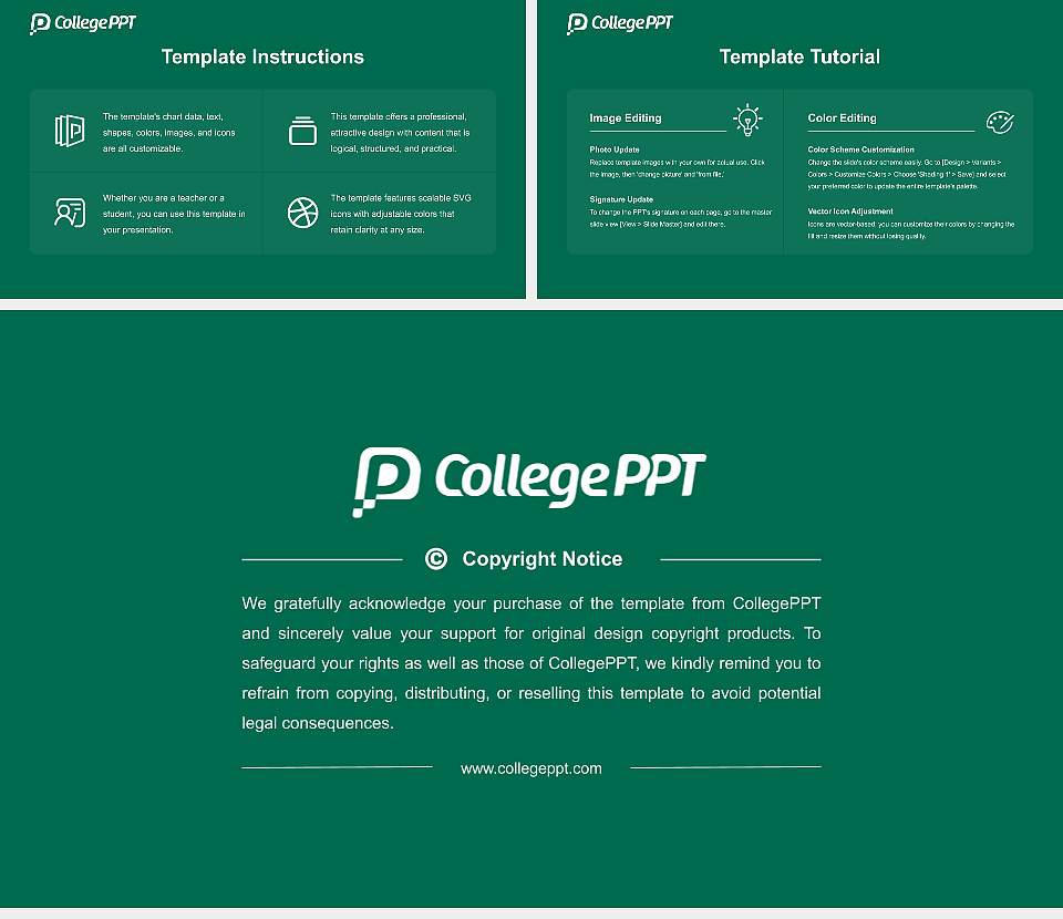 Warren Wilson College Academic Presentation/Research Findings Report PPT Template16:9 ratio PPT effect preview image5