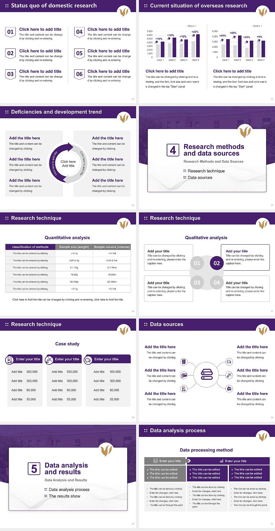 Waldorf University Graduation Thesis Defense PPT Template4:3 ratio PPT effect preview image4