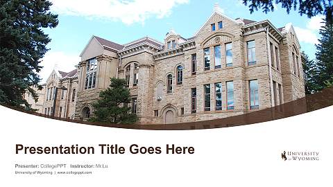University of Wyoming Course/Courseware Creation PPT Template