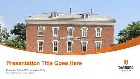 Wartburg College Course/Courseware Creation PPT Template