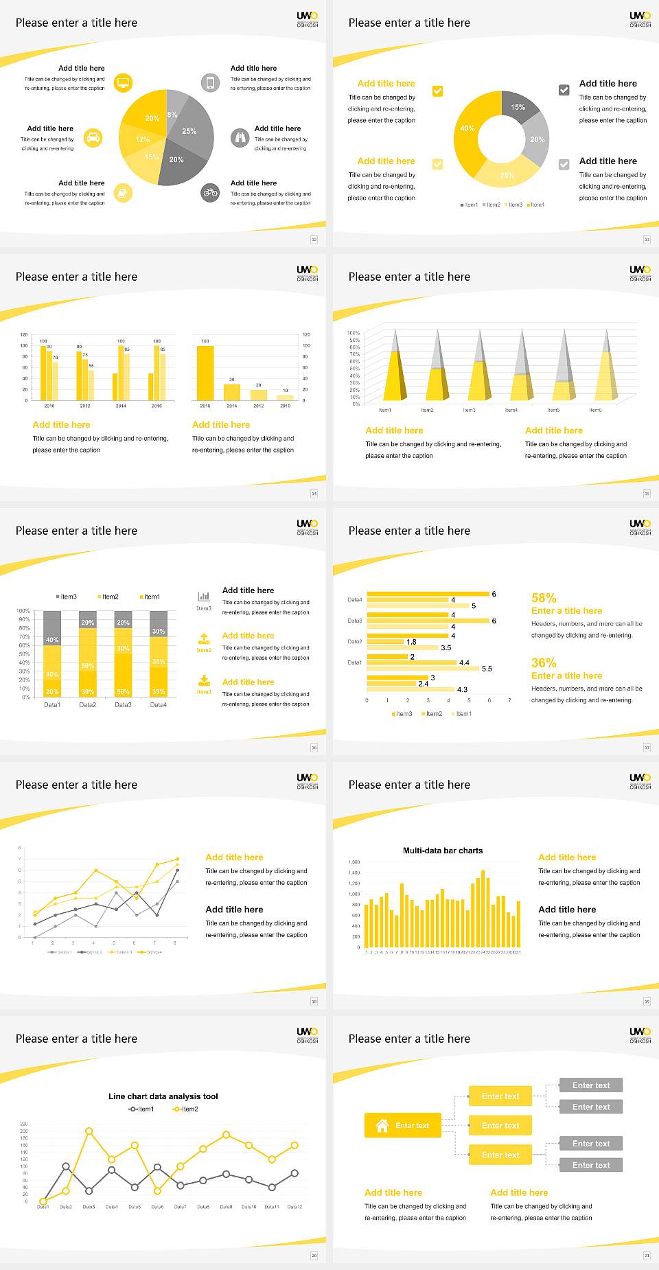 University of Wisconsin-Oshkosh Course/Courseware Creation PPT Template4:3 ratio PPT effect preview image3