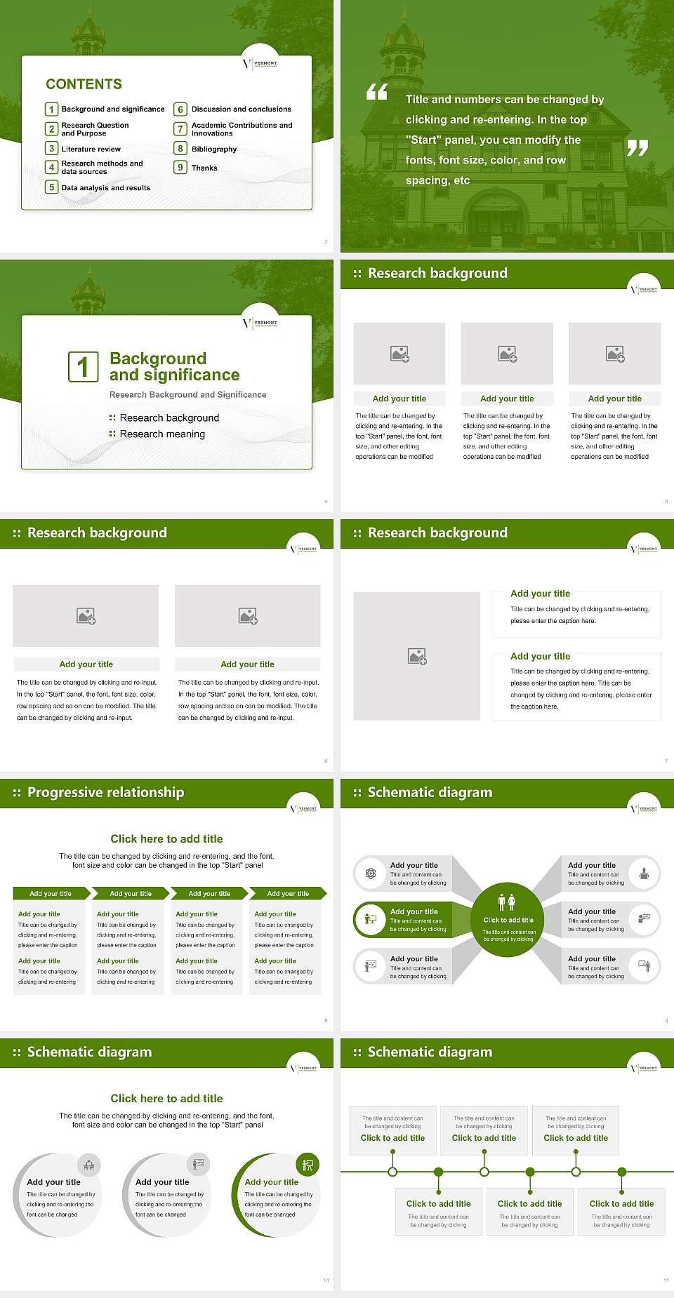 Vermont Law School Graduation Thesis Defense PPT Template4:3 ratio PPT effect preview image2