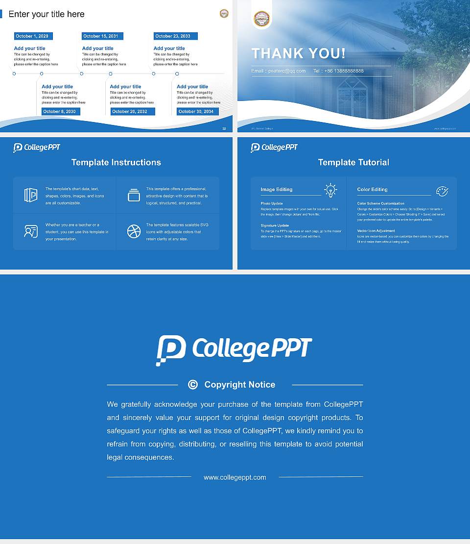 W L Bonner College Lecture Sharing and Networking Event PPT Template16:9 ratio PPT effect preview image4