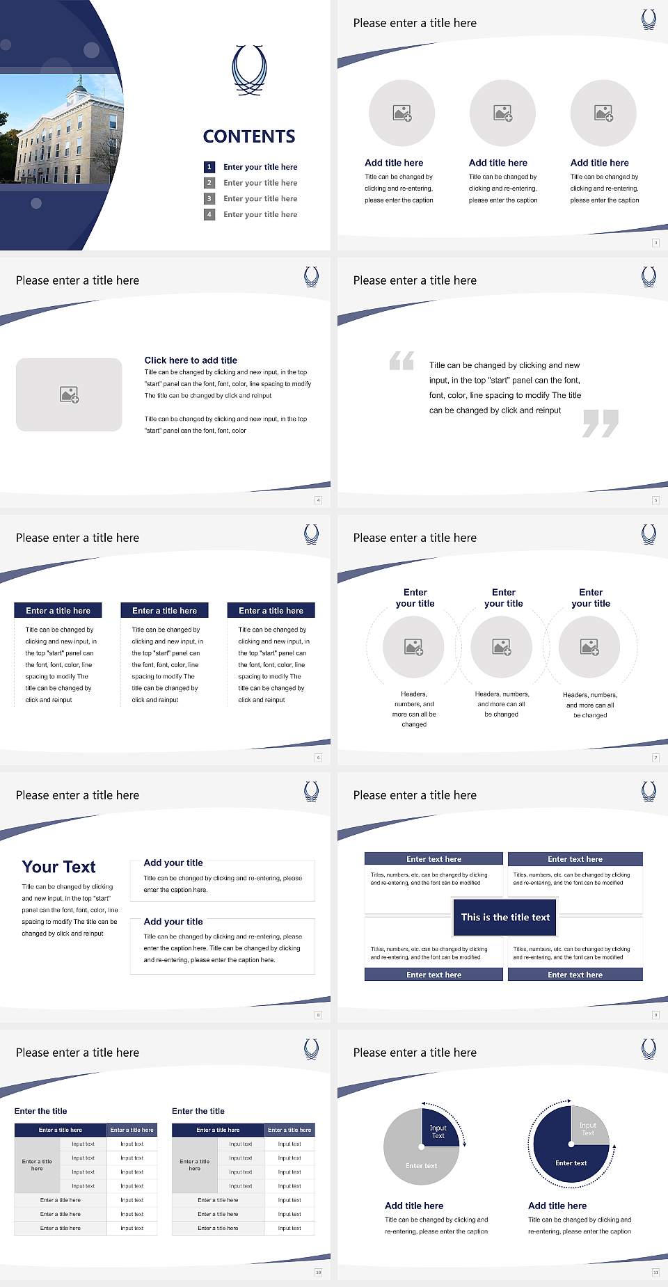 Upper Iowa University Course/Courseware Creation PPT Template4:3 ratio PPT effect preview image2