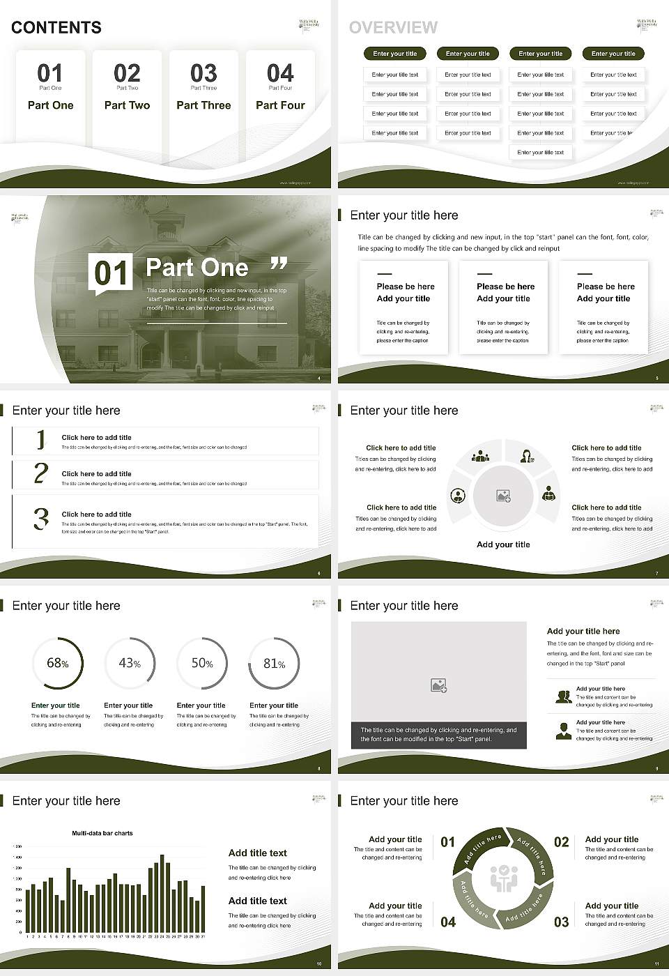 Walla Walla University Lecture Sharing and Networking Event PPT Template16:9 ratio PPT effect preview image2
