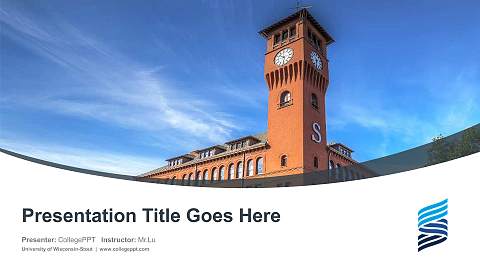 University of Wisconsin-Stout Course/Courseware Creation PPT Template
