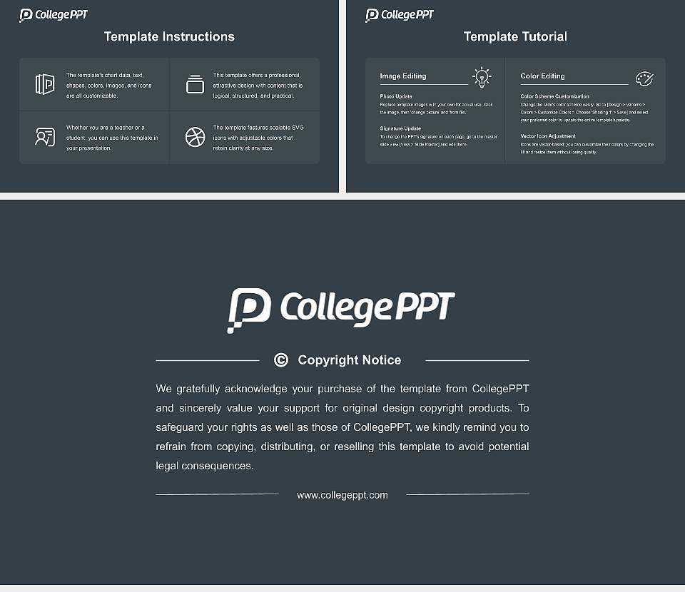 University of Wisconsin-Stout Course/Courseware Creation PPT Template16:9 ratio PPT effect preview image5