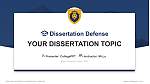 Warner University Graduation Thesis Defense PPT Template