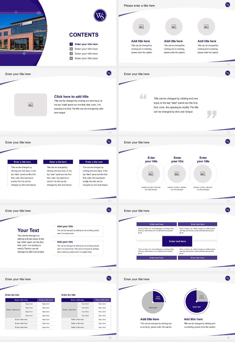 University of Western States Course/Courseware Creation PPT Template16:9 ratio PPT effect preview image2
