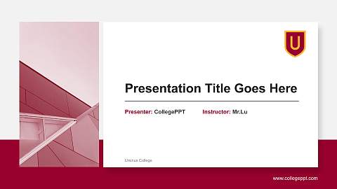 Ursinus College General Purpose PPT Template