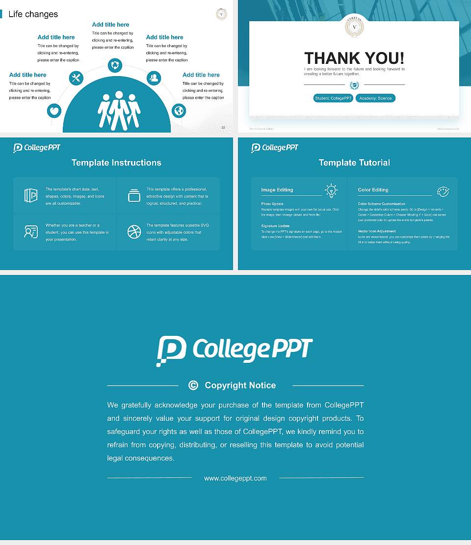 Veritas Baptist College National Scholarship Defense PPT Template16:9 ratio PPT effect preview image4