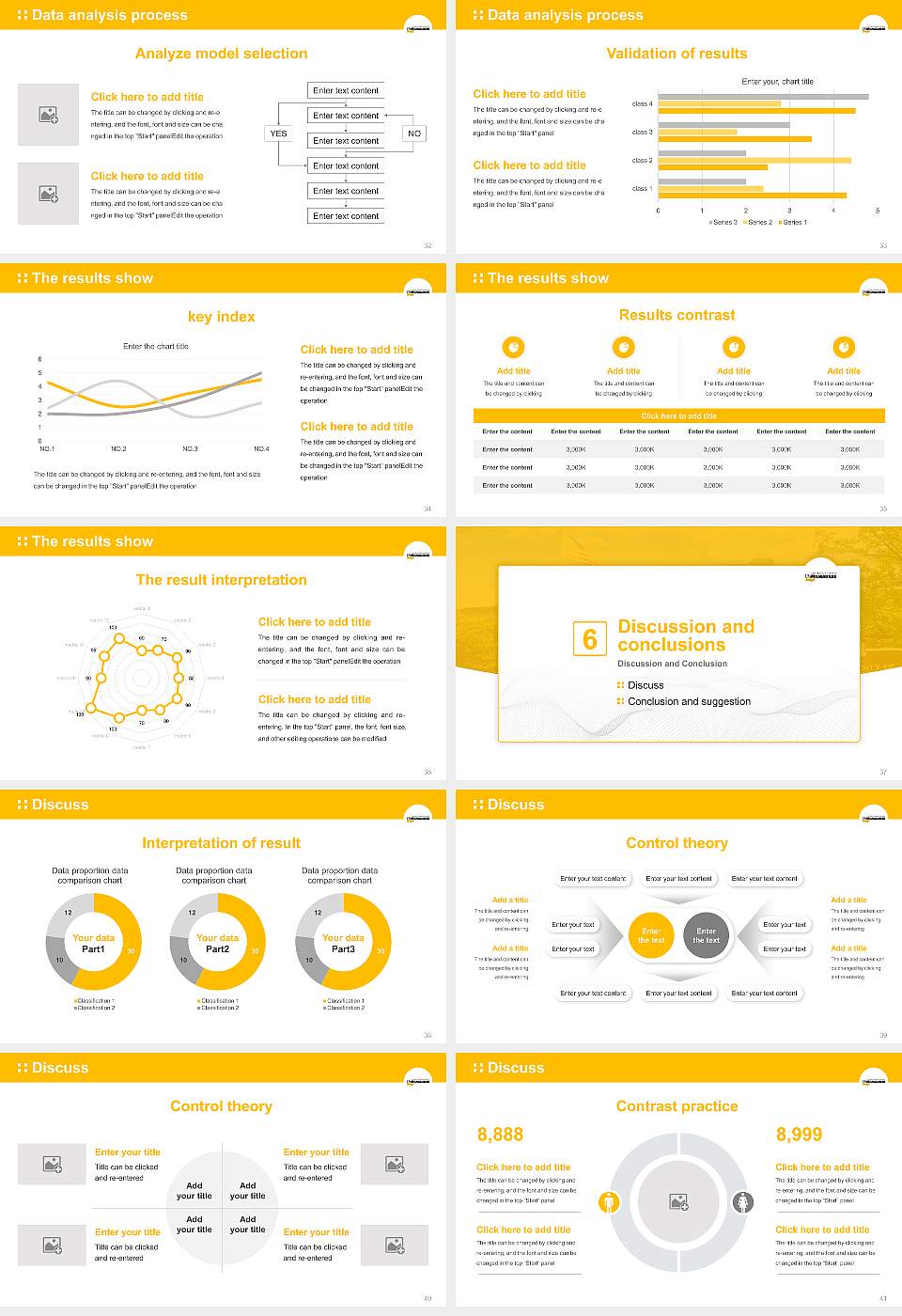University of Wisconsin-Milwaukee Flex Graduation Thesis Defense PPT Template16:9 ratio PPT effect preview image5