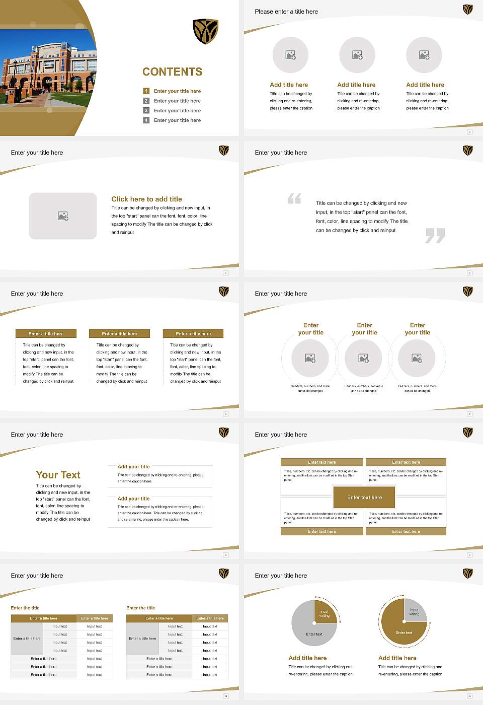 Wake Forest University Course/Courseware Creation PPT Template16:9 ratio PPT effect preview image2