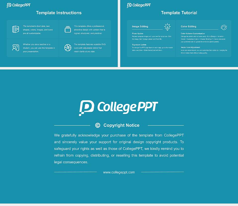 Veritas Baptist College Academic Presentation/Research Findings Report PPT Template16:9 ratio PPT effect preview image5