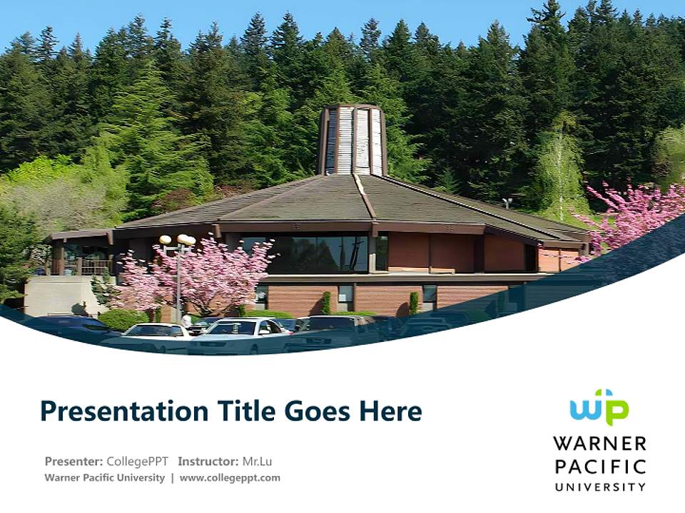 Warner Pacific University Course/Courseware Creation PPT Template4:3 ratio PPT effect preview image5