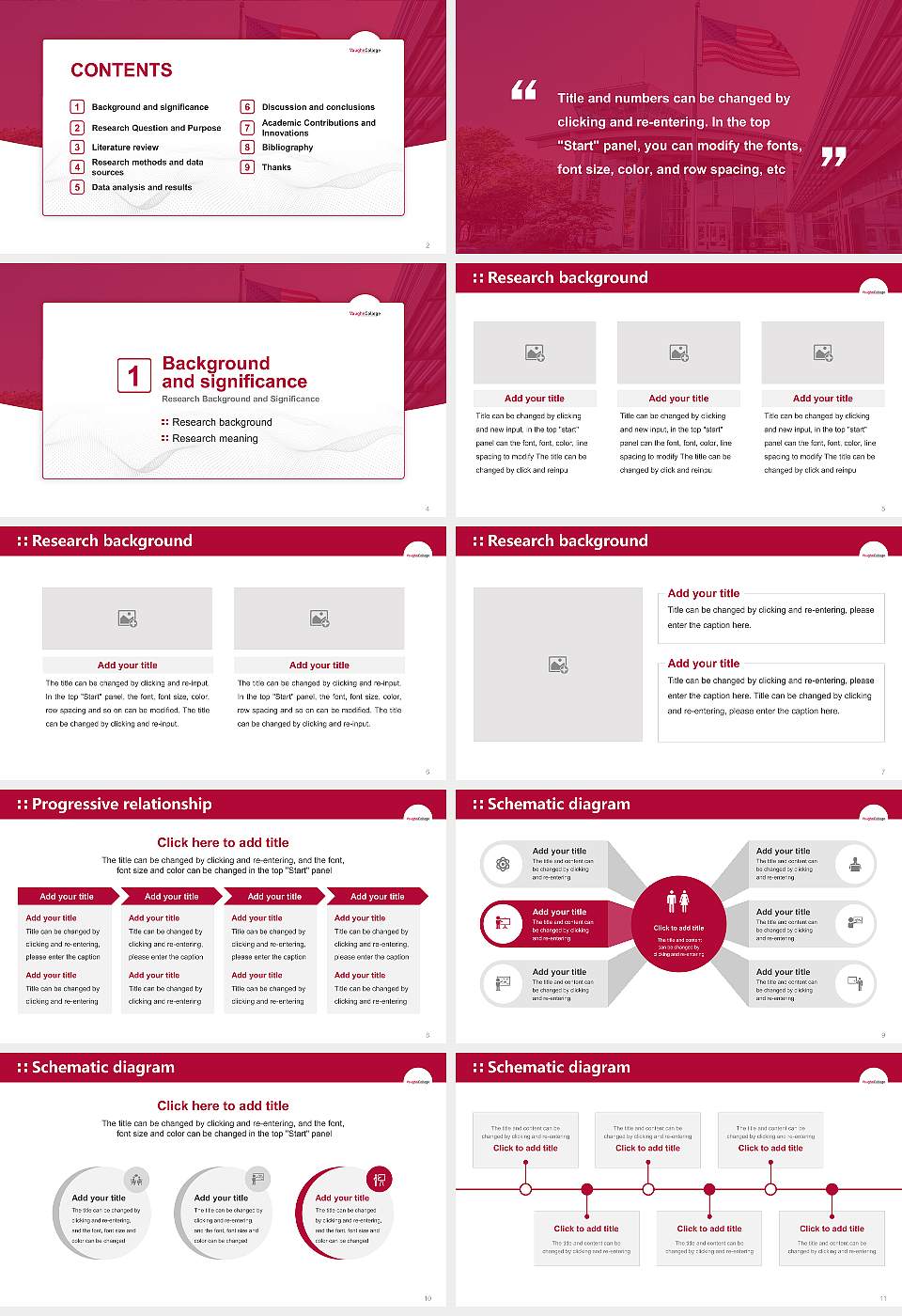Vaughn College of Aeronautics and Technology Graduation Thesis Defense PPT Template16:9 ratio PPT effect preview image2