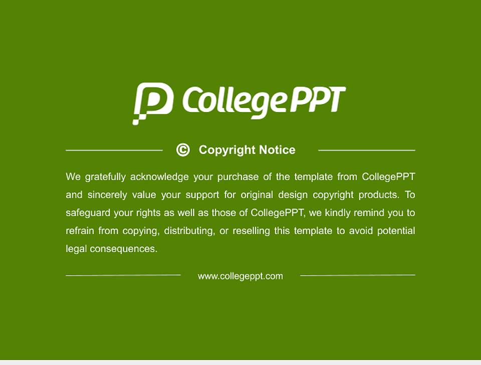 Vermont Law School Thesis Proposal/Graduation Defense PPT Template4:3 ratio PPT effect preview image5