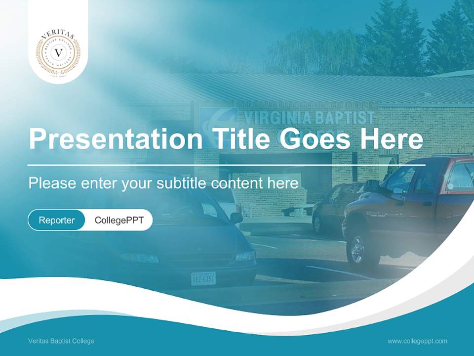 Veritas Baptist College Lecture Sharing and Networking Event PPT Template4:3 ratio PPT effect preview image4