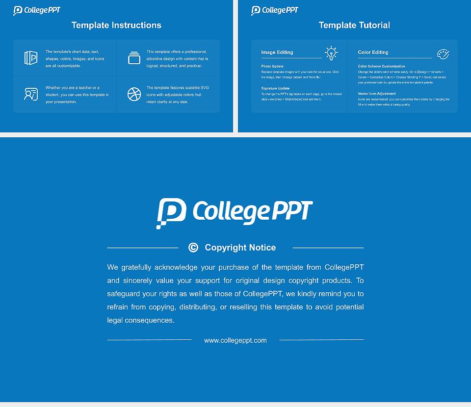 Voorhees College Course/Courseware Creation PPT Template16:9 ratio PPT effect preview image5