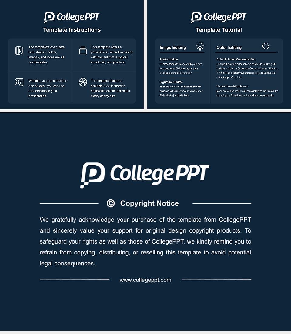 Utah State University Course/Courseware Creation PPT Template4:3 ratio PPT effect preview image5