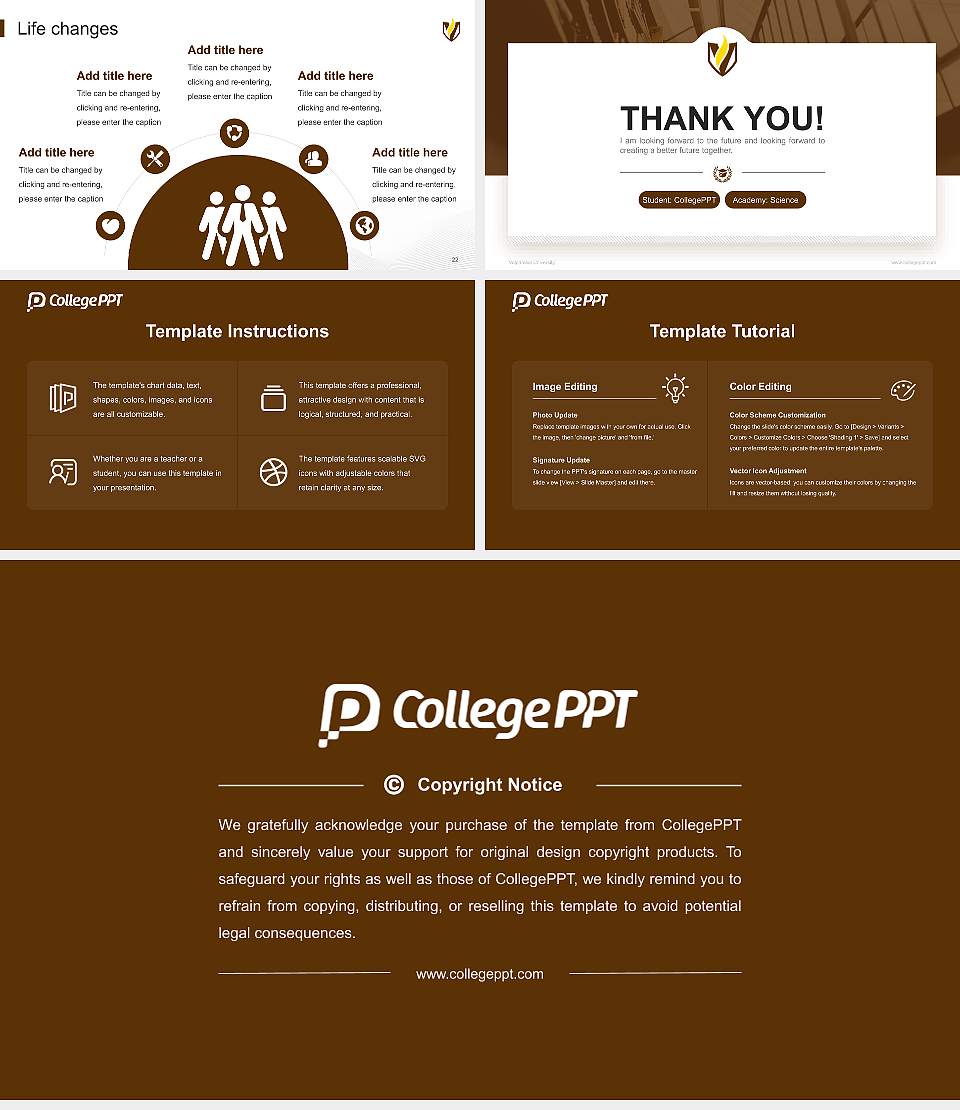 Valparaiso University National Scholarship Defense PPT Template16:9 ratio PPT effect preview image4