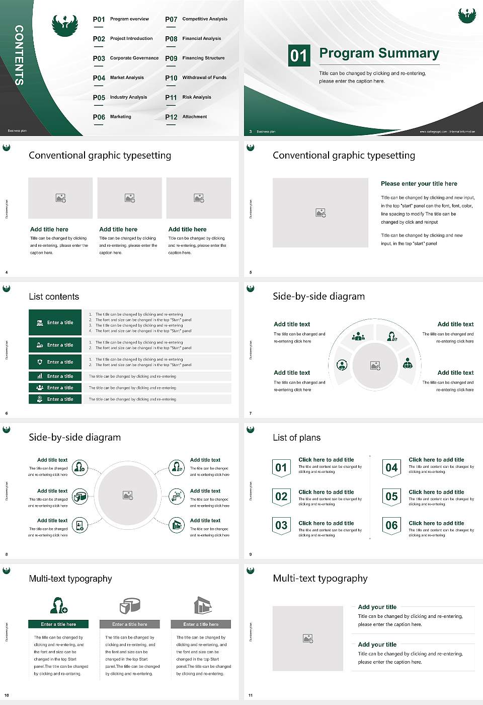 University of Wisconsin-Green Bay Competition/Entrepreneurship Contest PPT Template16:9 ratio PPT effect preview image2