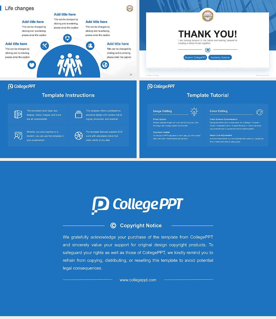 W L Bonner College National Scholarship Defense PPT Template16:9 ratio PPT effect preview image4