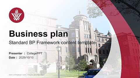 Viterbo University Competition/Entrepreneurship Contest PPT Template