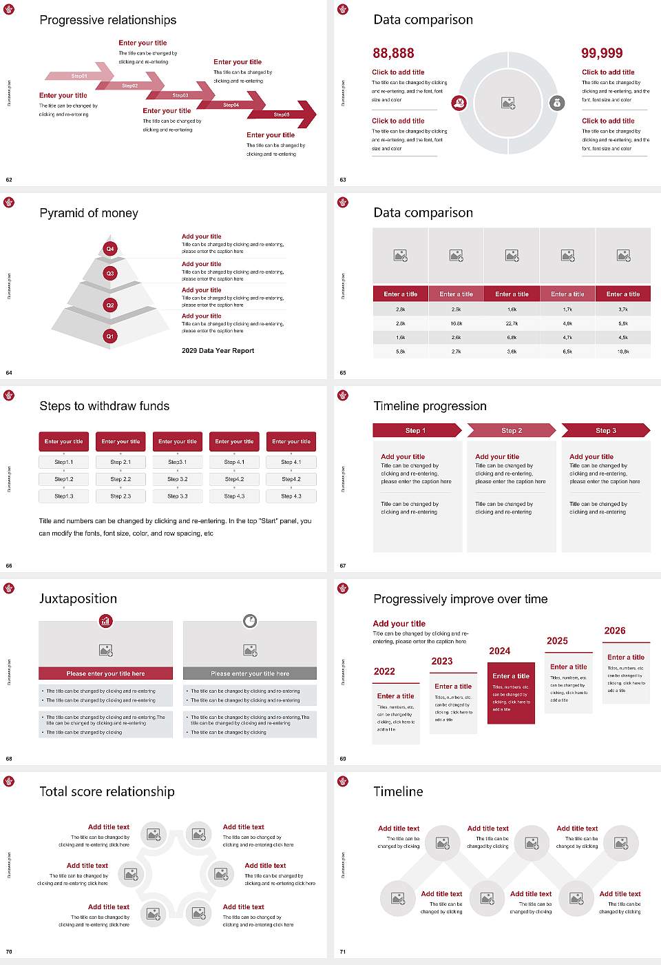 Viterbo University Competition/Entrepreneurship Contest PPT Template16:9 ratio PPT effect preview image8