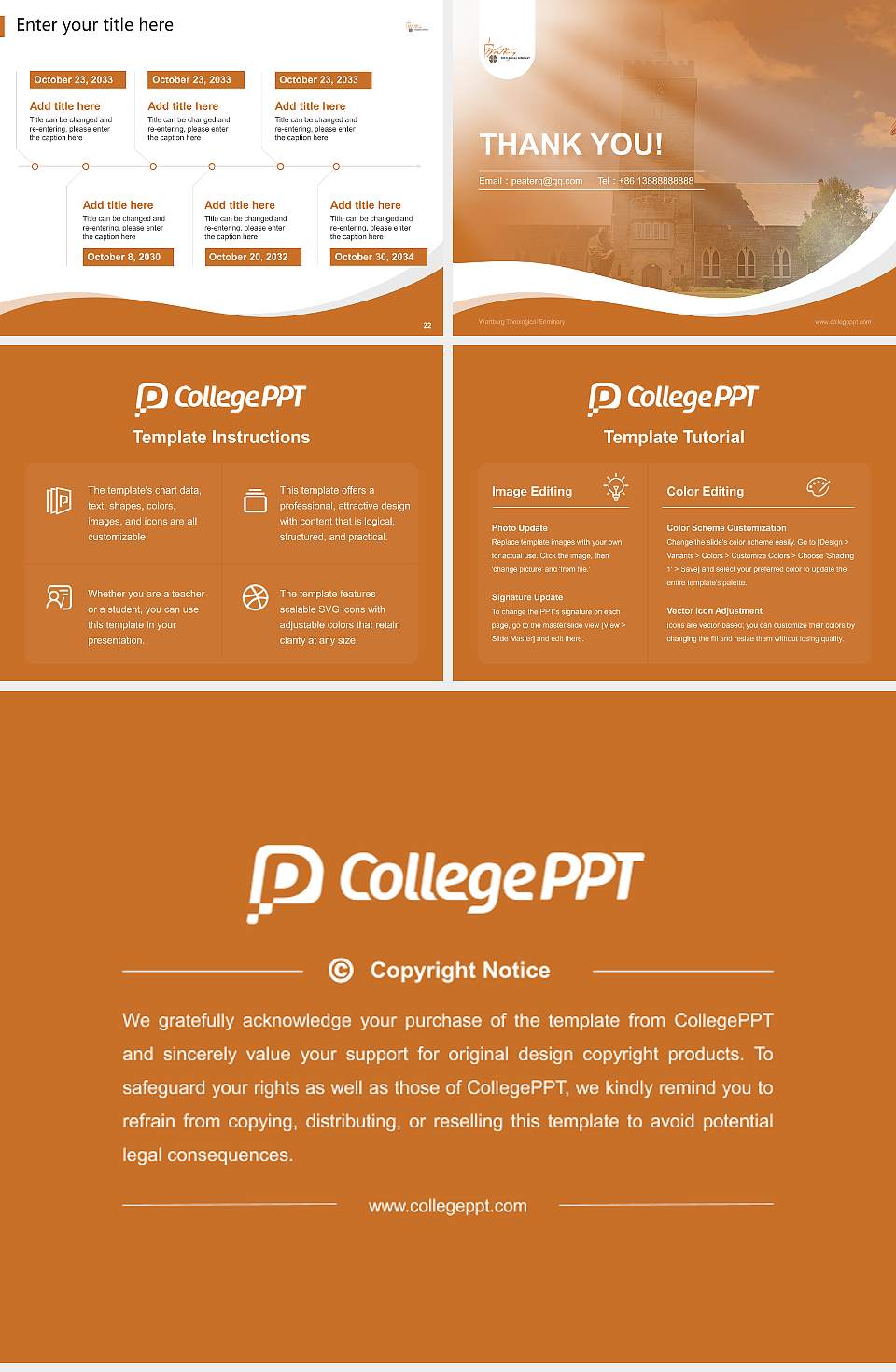 Wartburg Theological Seminary Lecture Sharing and Networking Event PPT Template4:3 ratio PPT effect preview image4
