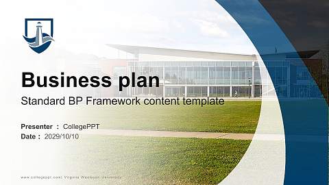 Virginia Wesleyan University Competition/Entrepreneurship Contest PPT Template
