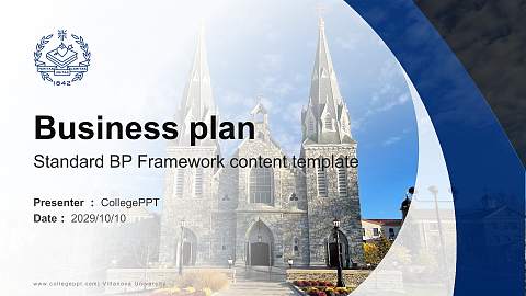 Villanova University Competition/Entrepreneurship Contest PPT Template
