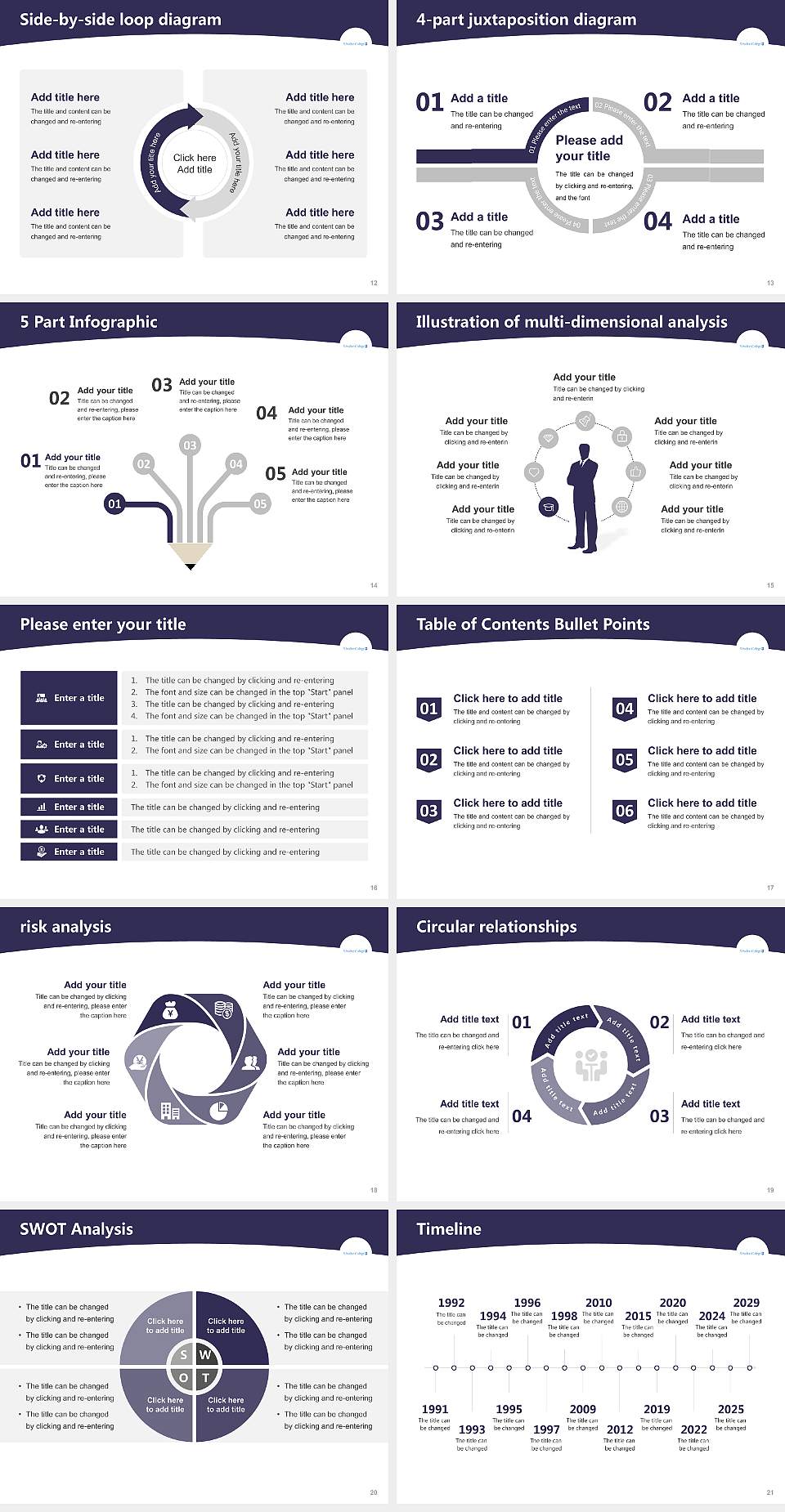 Ursuline College Academic Presentation/Research Findings Report PPT Template4:3 ratio PPT effect preview image3