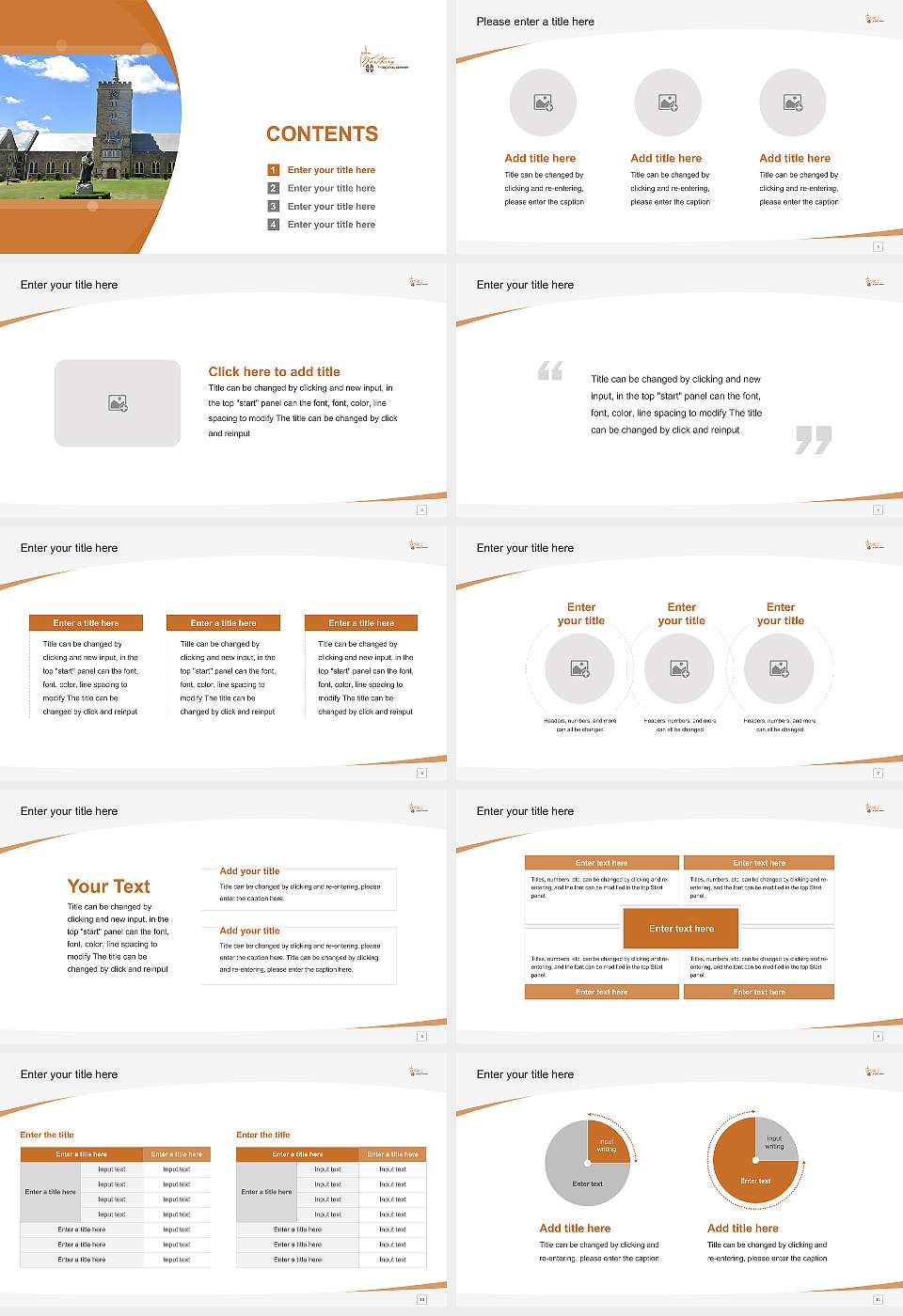 Wartburg Theological Seminary Course/Courseware Creation PPT Template16:9 ratio PPT effect preview image2