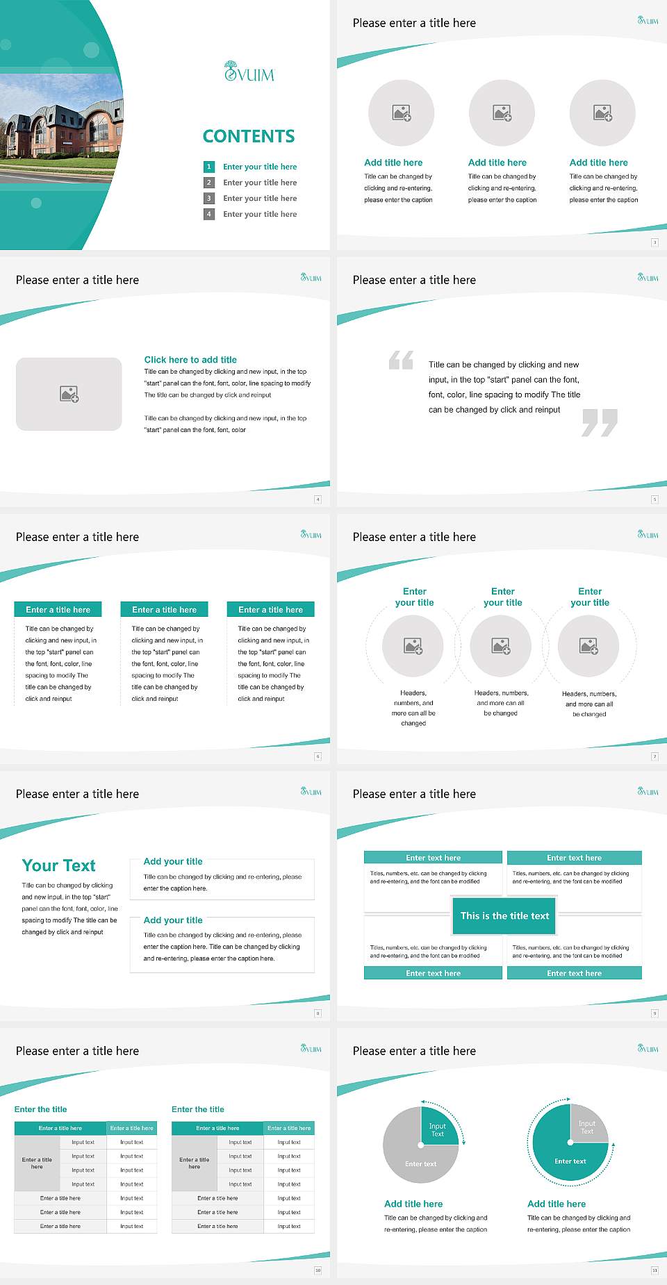Virginia University of Integrative Medicine Course/Courseware Creation PPT Template4:3 ratio PPT effect preview image2